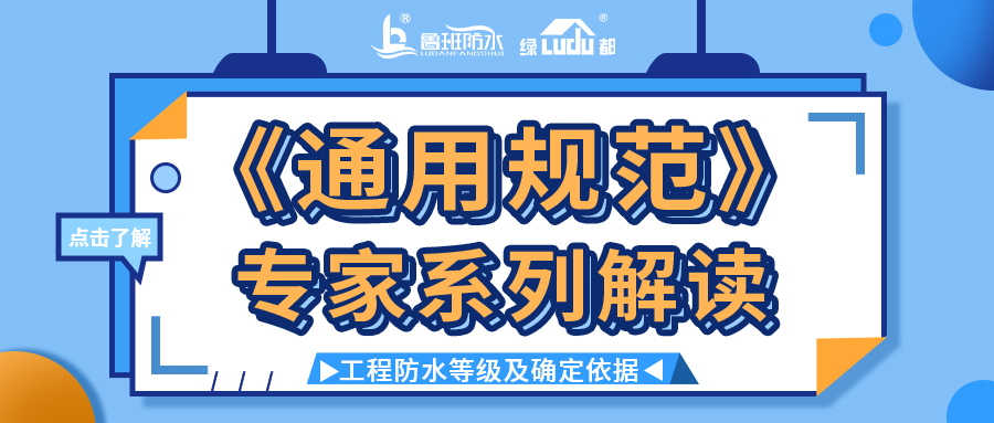 《通用規(guī)范》專家系列解讀 | 工程防水等級(jí)及確定依據(jù)